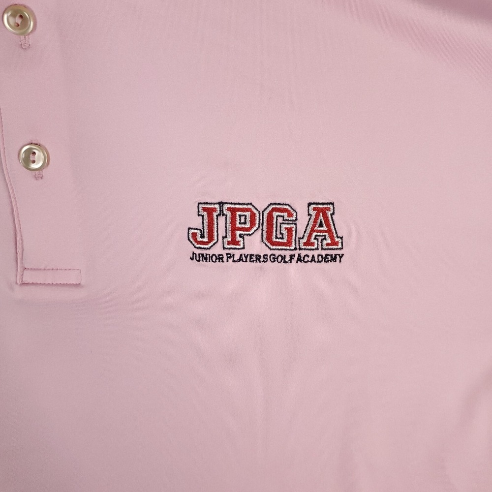 Peter Millar Summer Comfort Pink Golf Mens Short Sleeve Polo Shirt Size Large - Picture 2 of 8